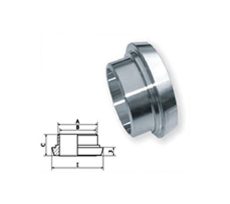 DIN11851-KÚPOS VÉG-DN040-316L